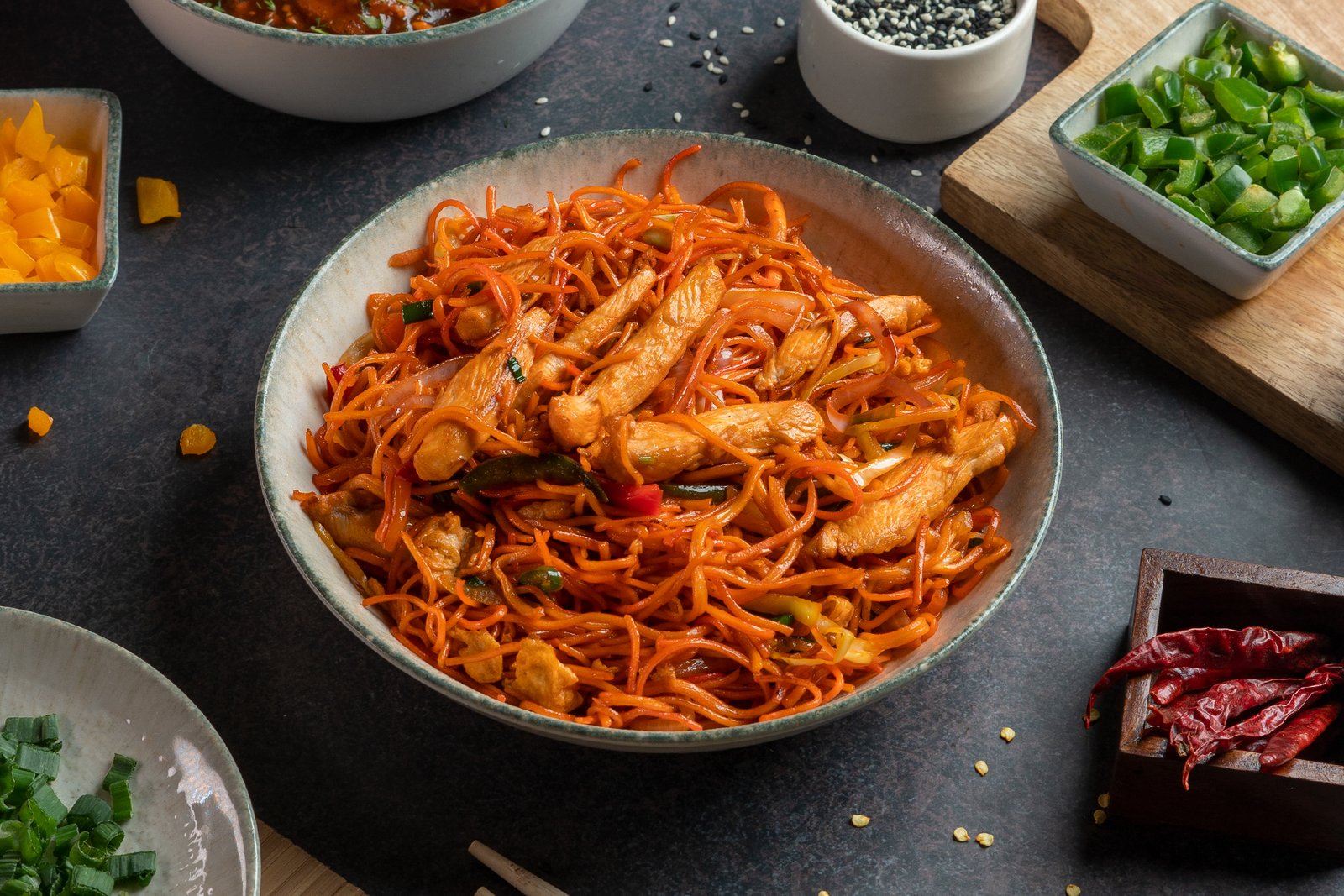 Chicken Schezwan Noodles